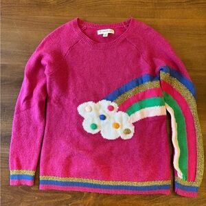 Tucker and Tate size 7 Pink Rainbow Sweater